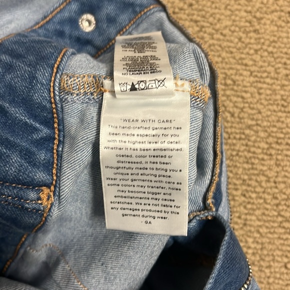 NWT GOOD AMERICAN Fit For Success Bootcut Jumpsuit Denim Large - Picture 6 of 6